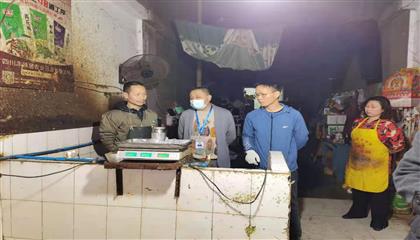 計量惠民進市場——市檢驗檢測公司配合開展計量監督檢查工作